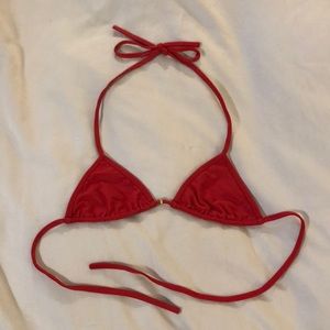 Red Bikini Top